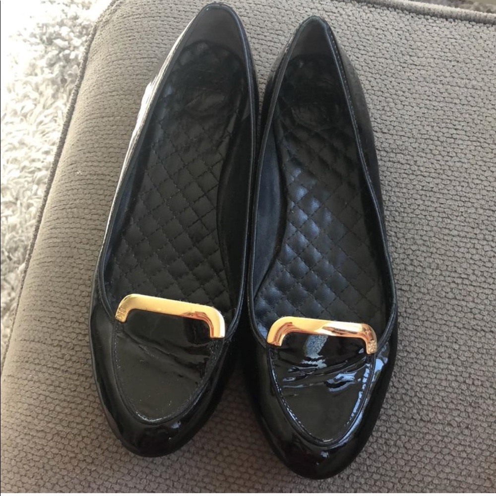 🚫🚫SOLD🚫🚫Tory Burch Black Loafer Flats Reva 7